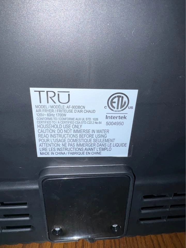 Tru air fryer - photo 2