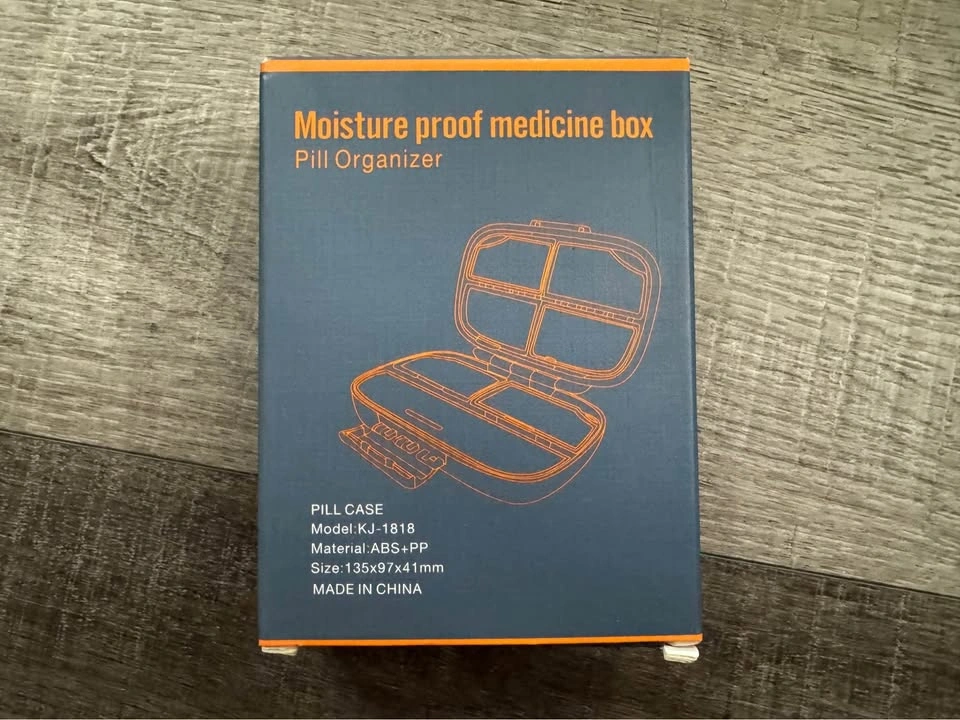 Airtight Moisture Proof Travel Pill Organizer Vitamin Box - photo 2