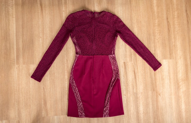 Topshop Burgundy Lace Dress - photo 2
