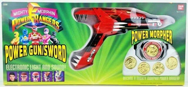 Bandai Mighty Morphin Power Rangers Power Gun/Sword and Morpher