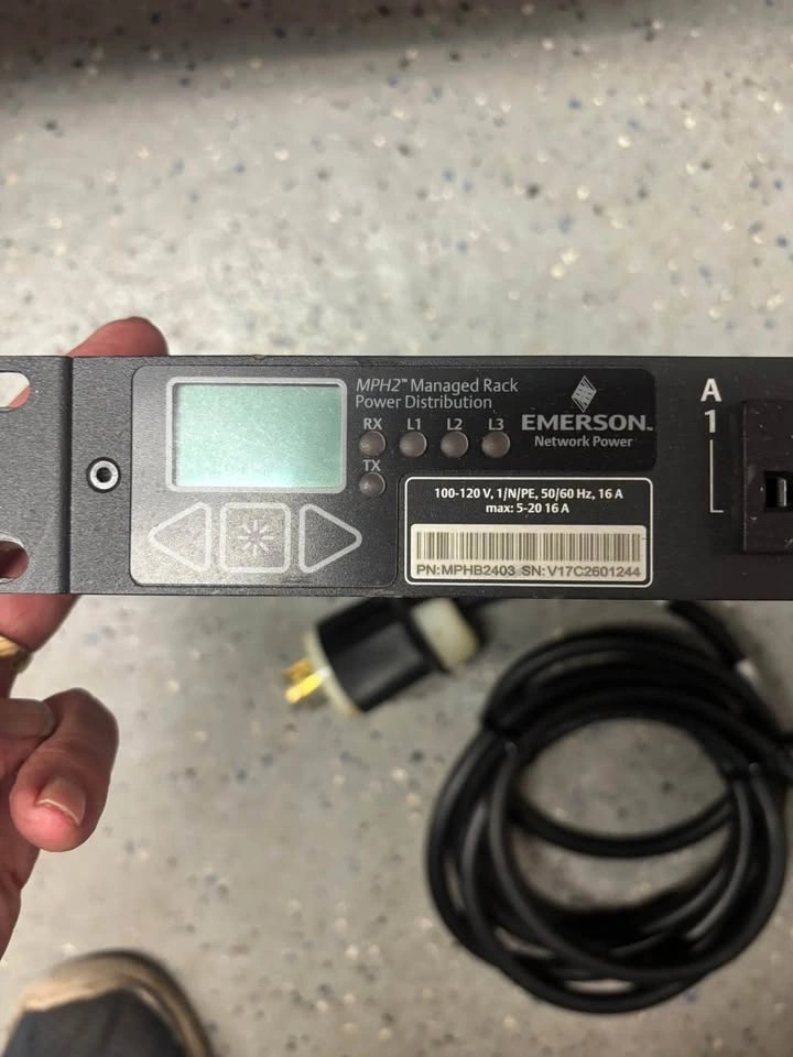 Emerson Vertiv MPH2 Managed Rack PDU MPHB2403 - photo 3