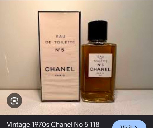 1970s vintage Chanel N° 5 Perfume