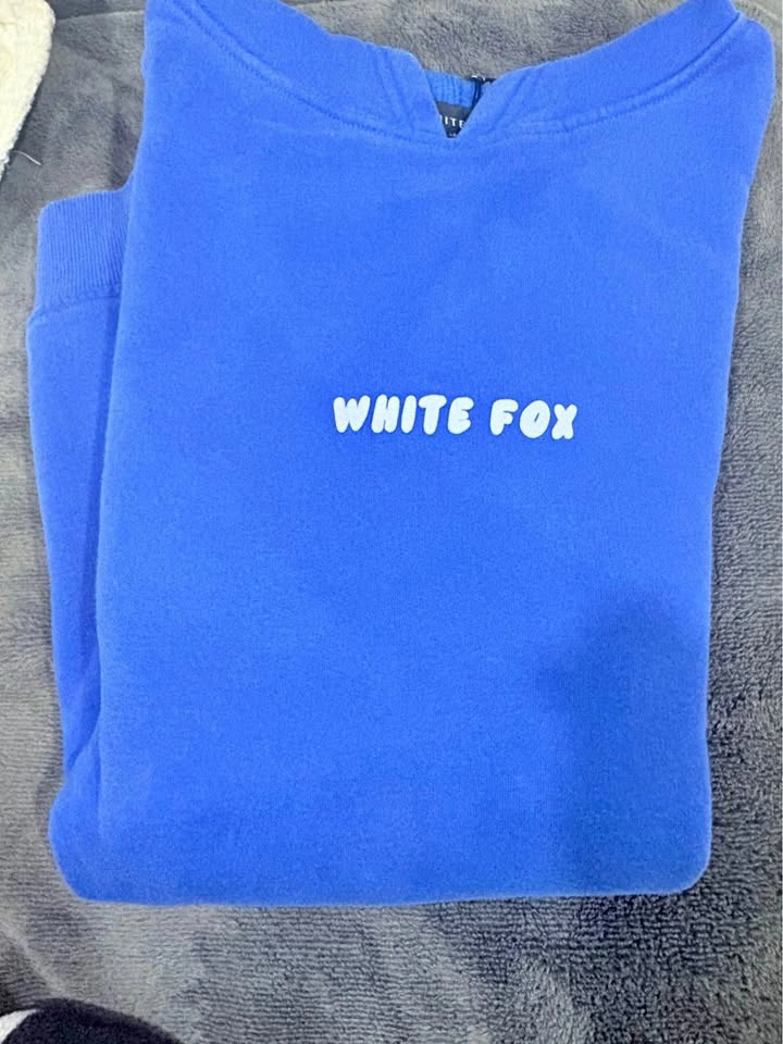 white fox hoodie