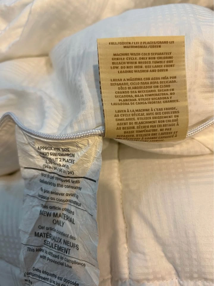 Ralph Lauren Queen Down Comforter 100% Cotton - photo 3