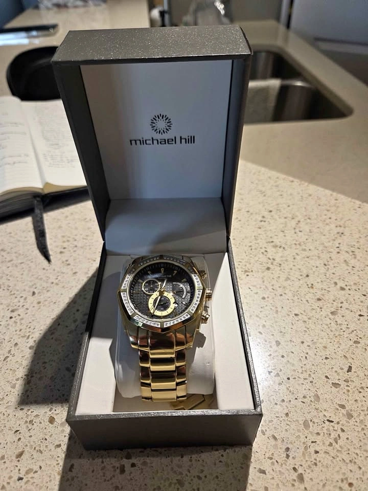 Michael Hill Men's Solar Chronograph Watch with Diamonds