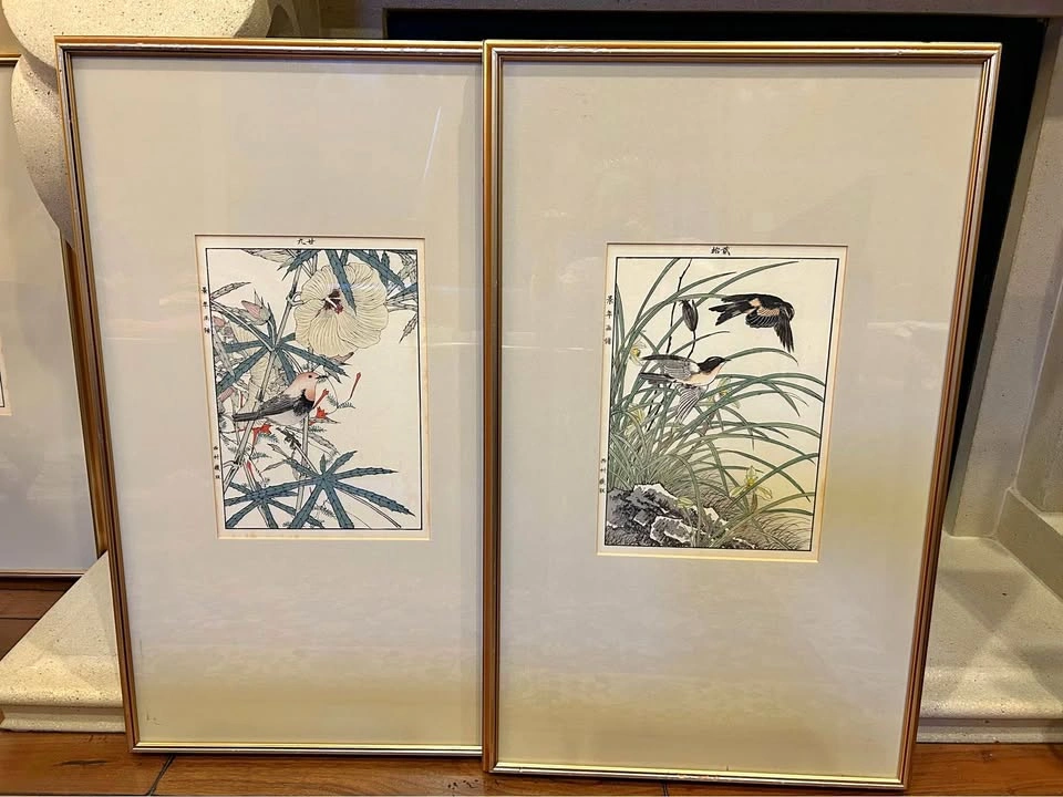 Imao Keinen (1845-1924) Japanese Antique Woodblock Prints