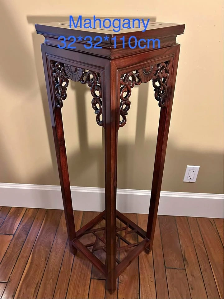 Vintage Mahogany Plant Stand Pedestal for Moving Sale