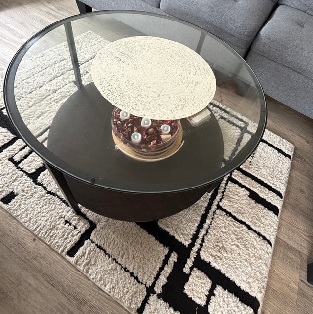 Round Glass Coffee Table