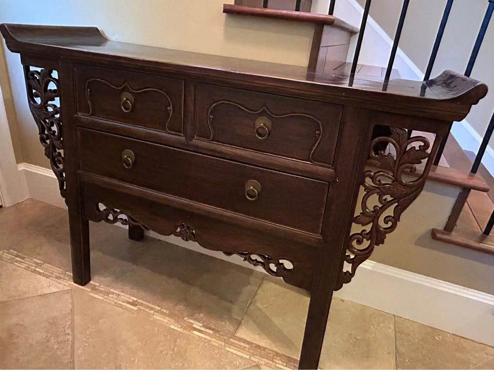 Vintage Console Hand-carved - photo 2
