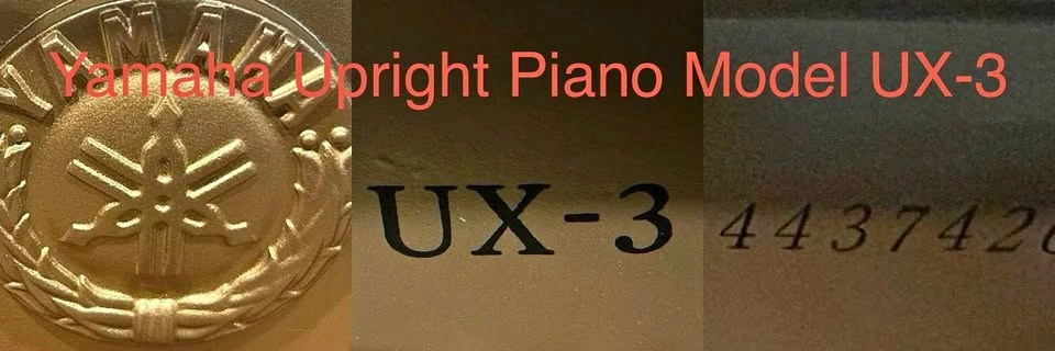 Yamaha Upright Piano Model UX-3