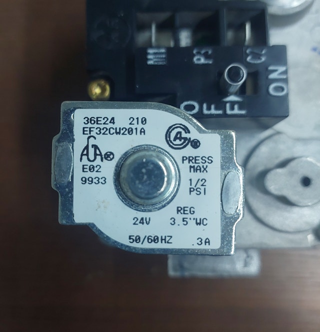 Gas Valve Specifications – White-Rodgers 36E24-210 - GCV098 - photo 3
