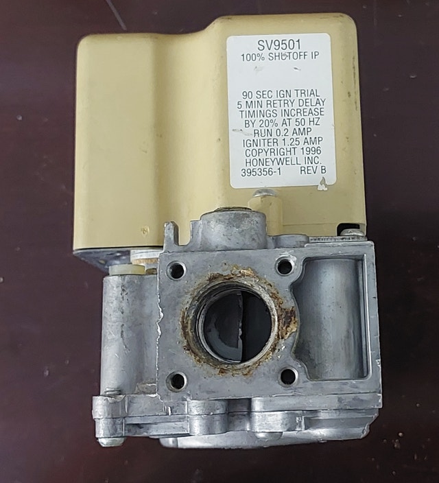 Gas Valve Specifications – Honeywell SV9501M2056 - GCV012 - photo 3