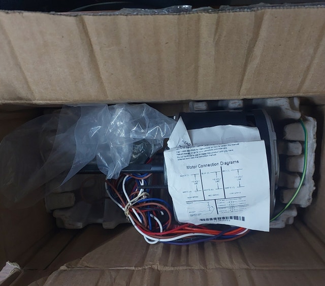 NIDEC Blower Motor – Model K55HXKCY-9442 (CAT #1692) - M093