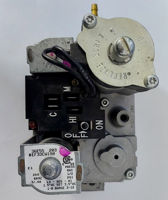 Gas Valve Specifications – White-Rodgers 36E55-203 - GCV046