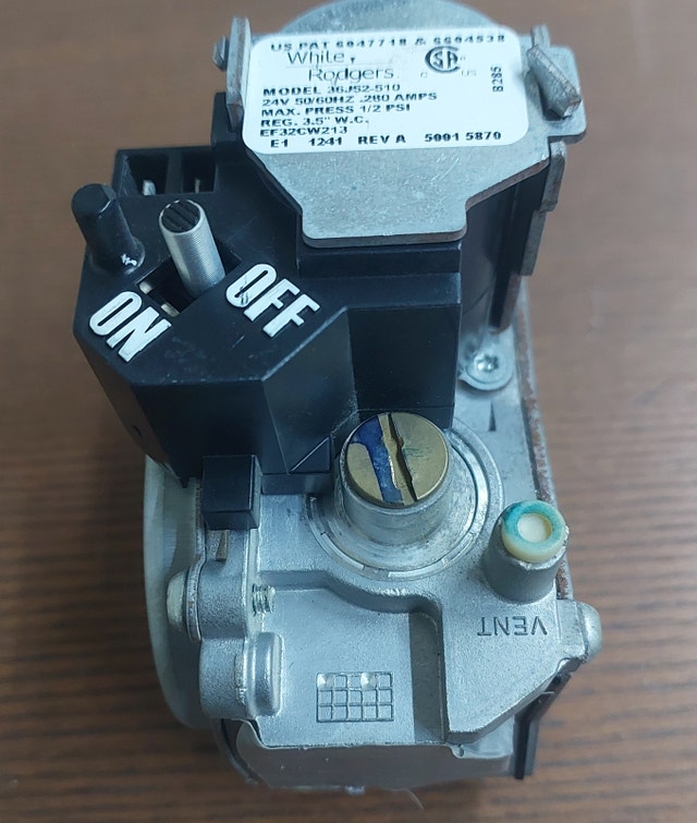 Gas Valve Specifications – White-Rodgers 36J52-510 - GCV062 - photo 4
