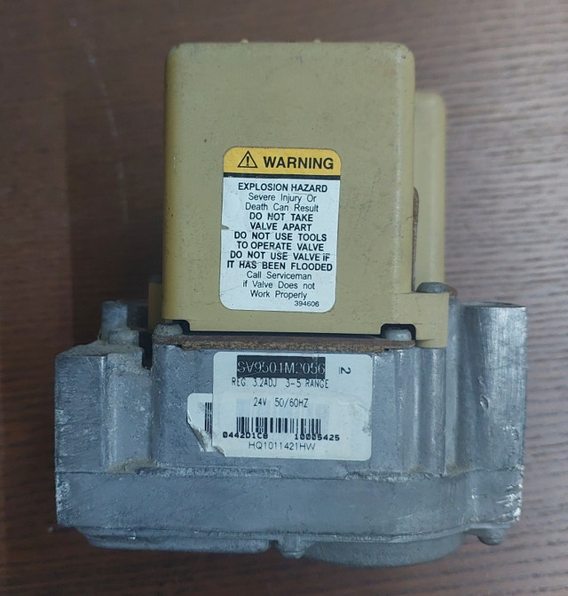 Gas Valve Specifications – Honeywell SV9501 - GCV065 - photo 3