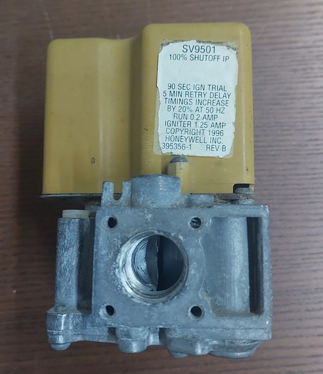 Gas Valve Specifications – Honeywell SV9501 - GCV065 - photo 4