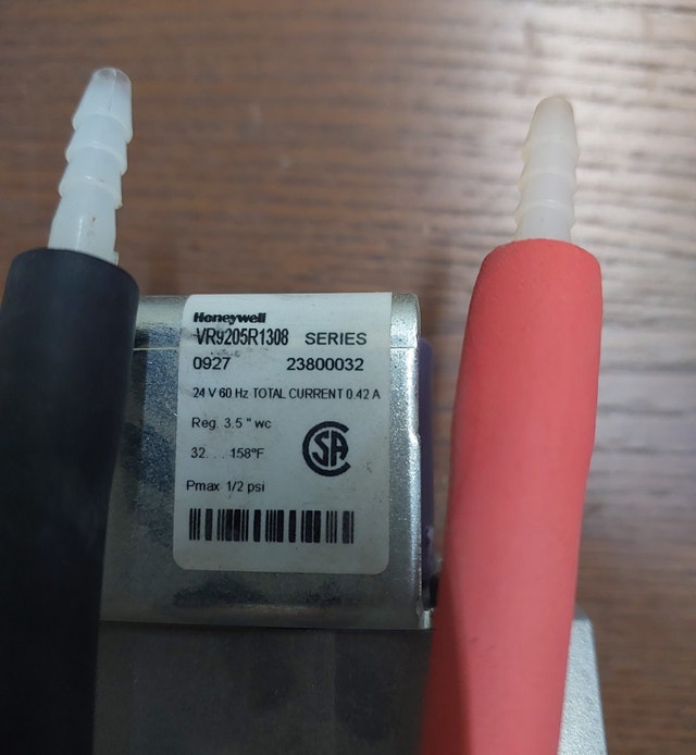 Gas Valve Specifications – Honeywell VR9205R1308 - GCV079 - photo 3