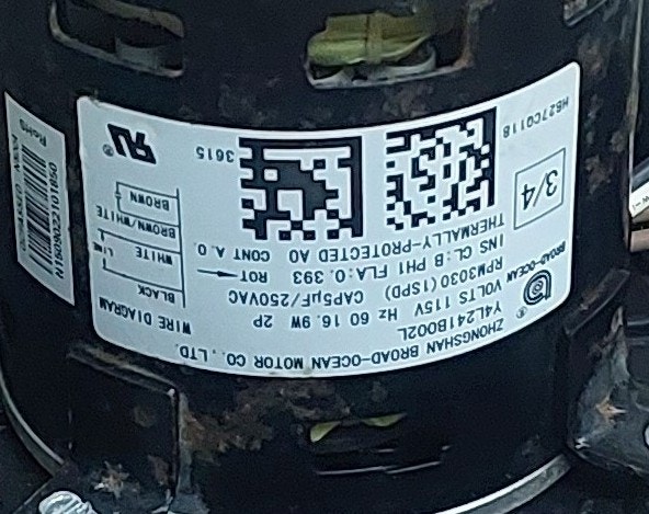 Zhongshan Broad-Ocean Inducer Motor – Model Y4L241B002L - photo 5