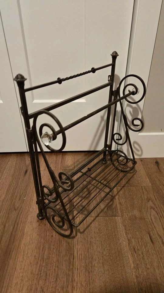 Scrollwork Design black iron Shelf - photo 3