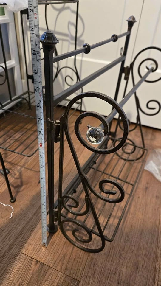 Scrollwork Design black iron Shelf - photo 4