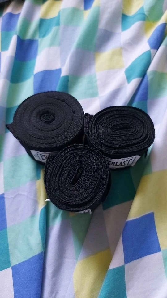 120" Everlast Black Boxing Hand Wraps - photo 2