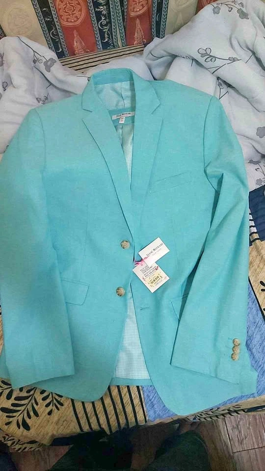 Isaac Mizrahi New York Solid Mint Blazer