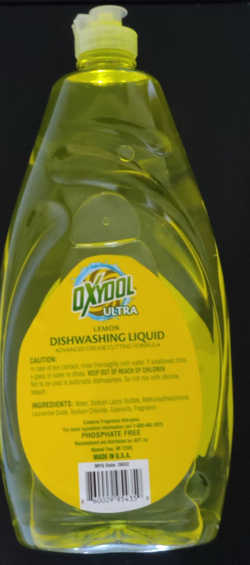 NEW Oxydol Ultra Lemon Dishwashing Liquid 30 oz - photo 2