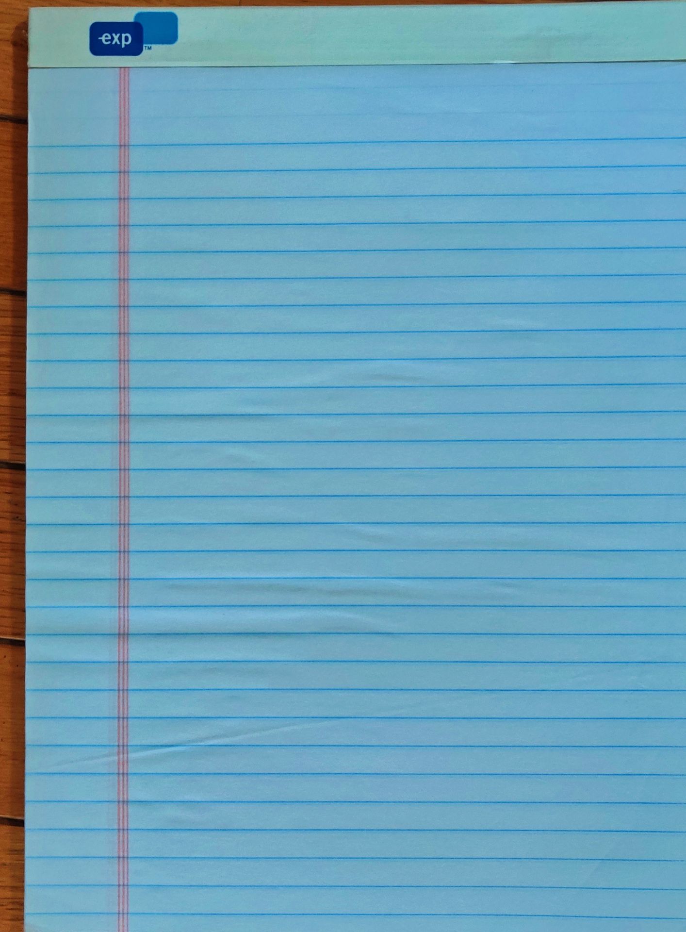 EXP Yellow Lined Legal Pad - photo 2