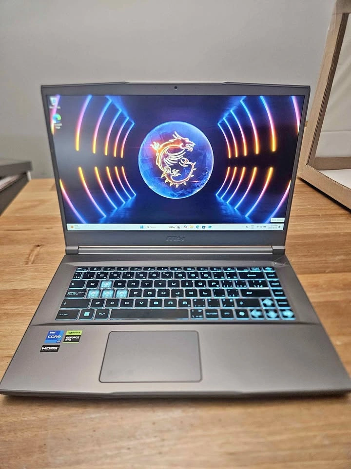MSI Thin 15 Gaming Laptop – RTX 3050 – 512GB NVMe