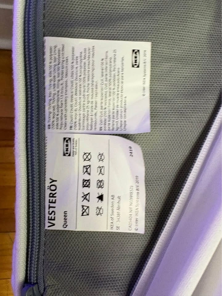 Ikea queen vesteroy mattress - photo 2