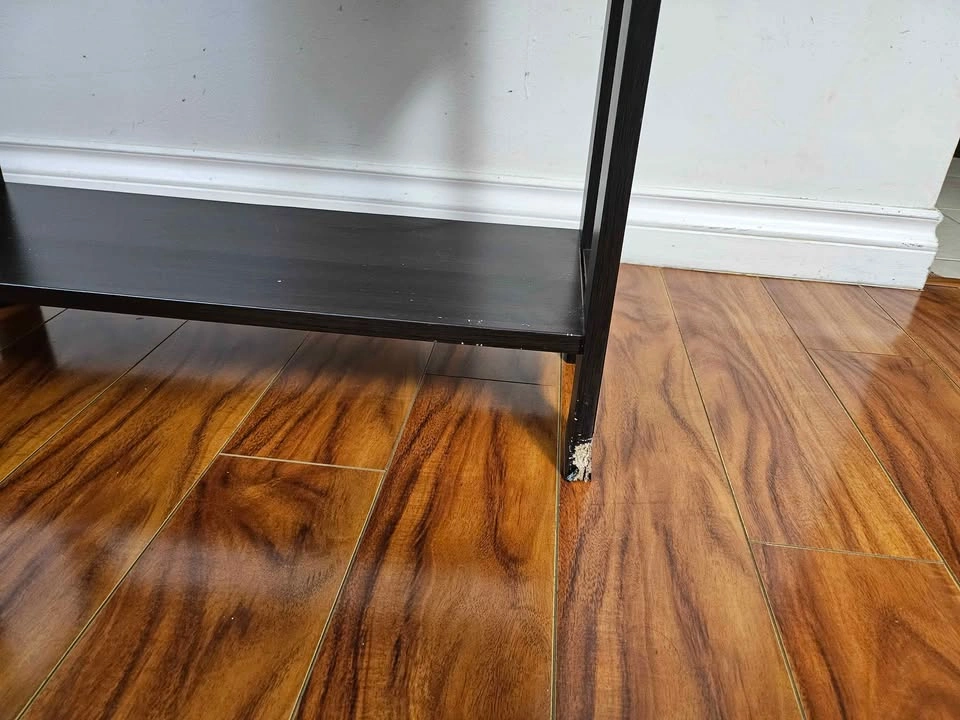 Dark Brown 4-Tier Ladder Bookshelf - photo 4