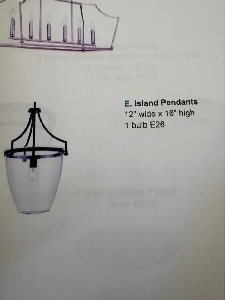 Three Island Pendant Lights - photo 2