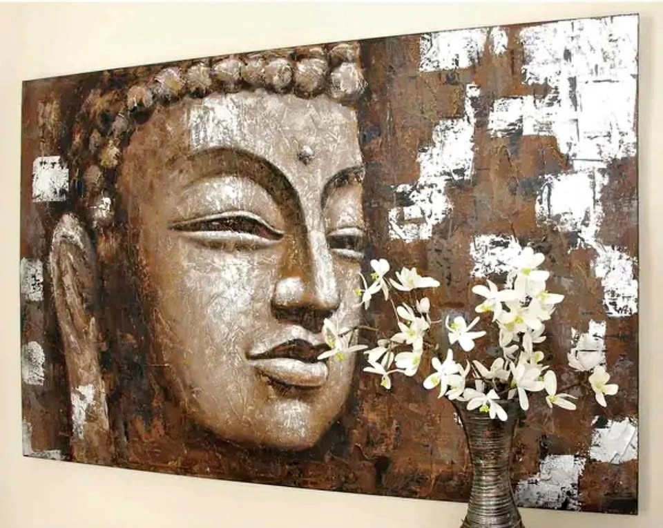Buddha wall art canvas