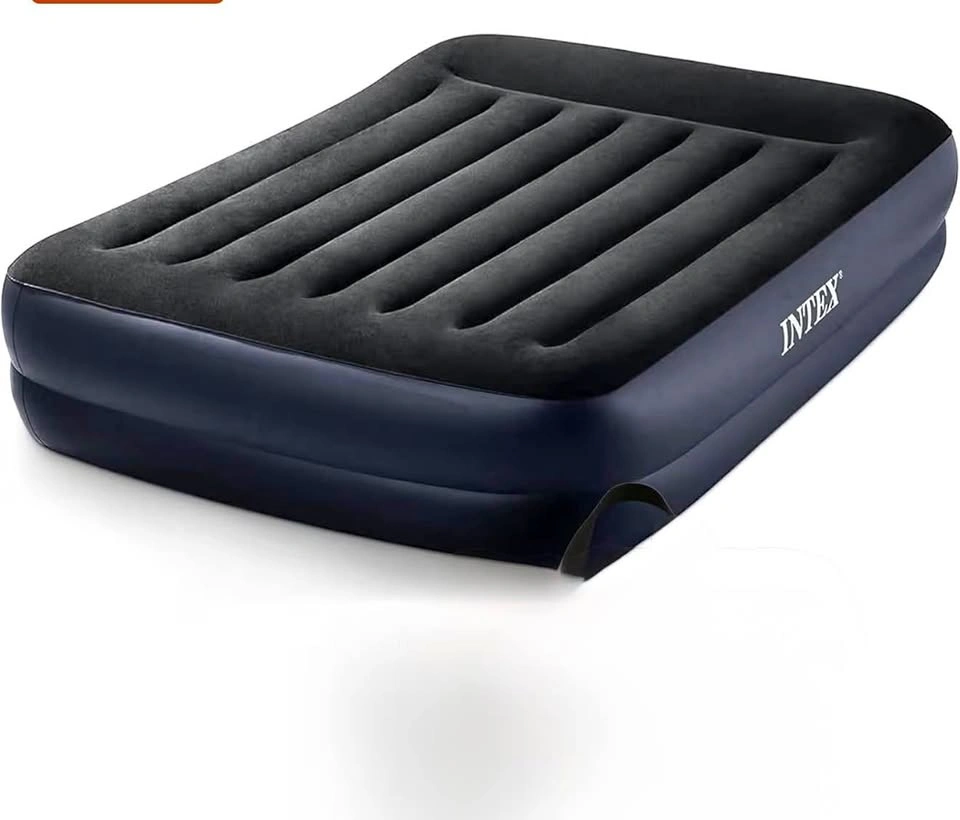 Intex Queen Air Mattress - Built-in inflator