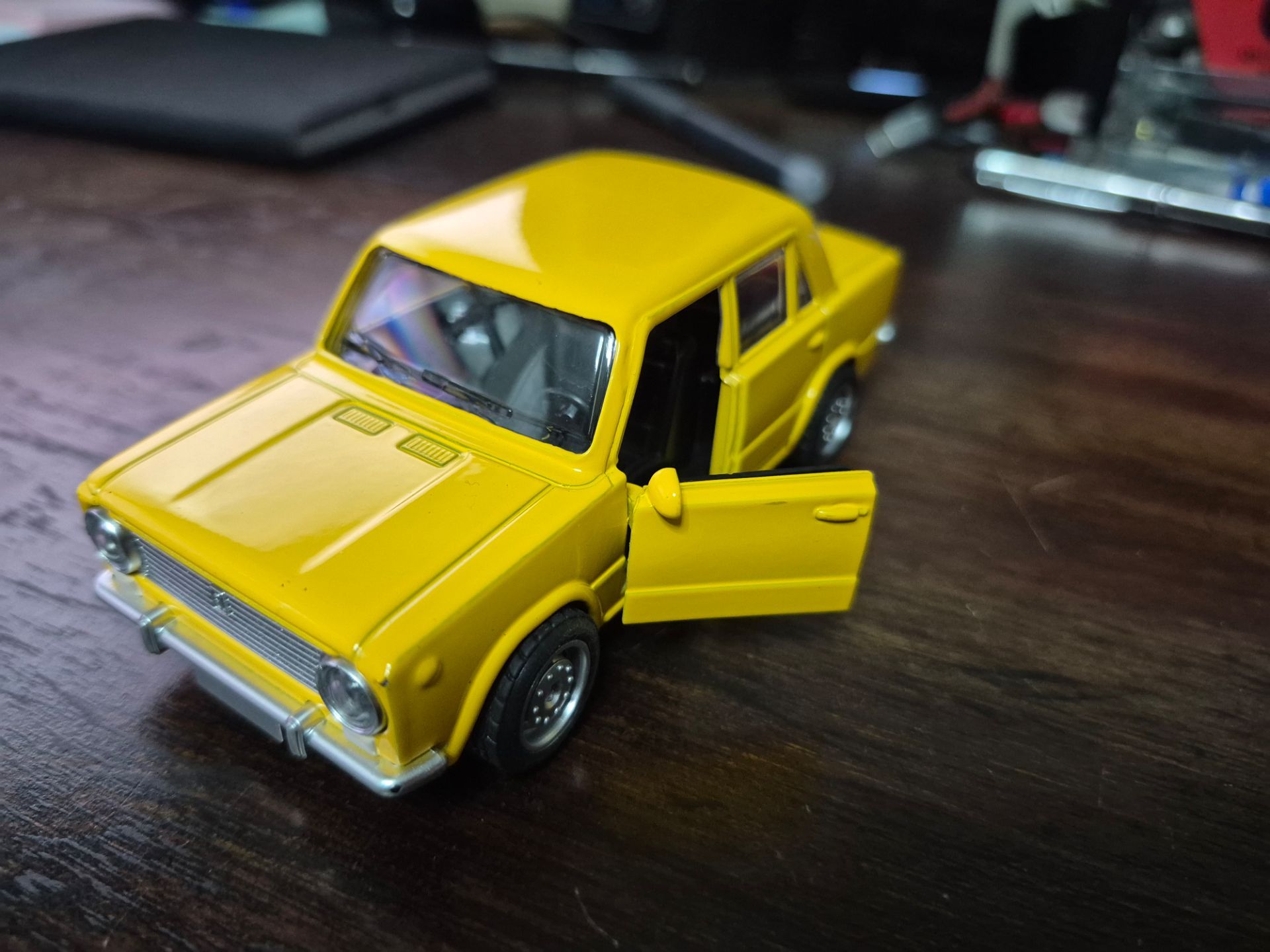 Lada Zhiguli soviet car die cast model
