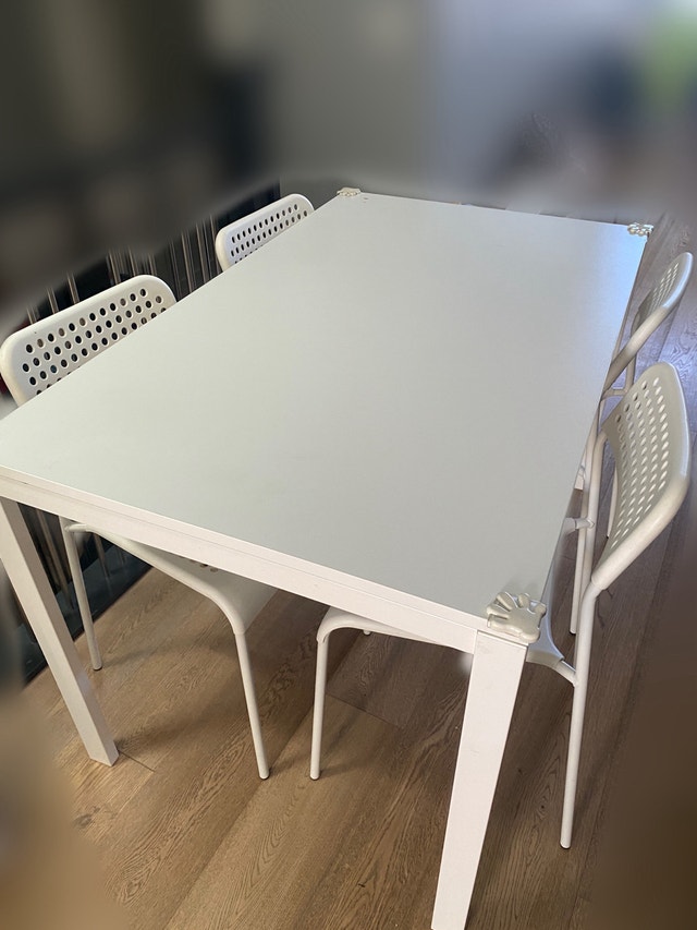 IKEA dining table and chairs - photo 2