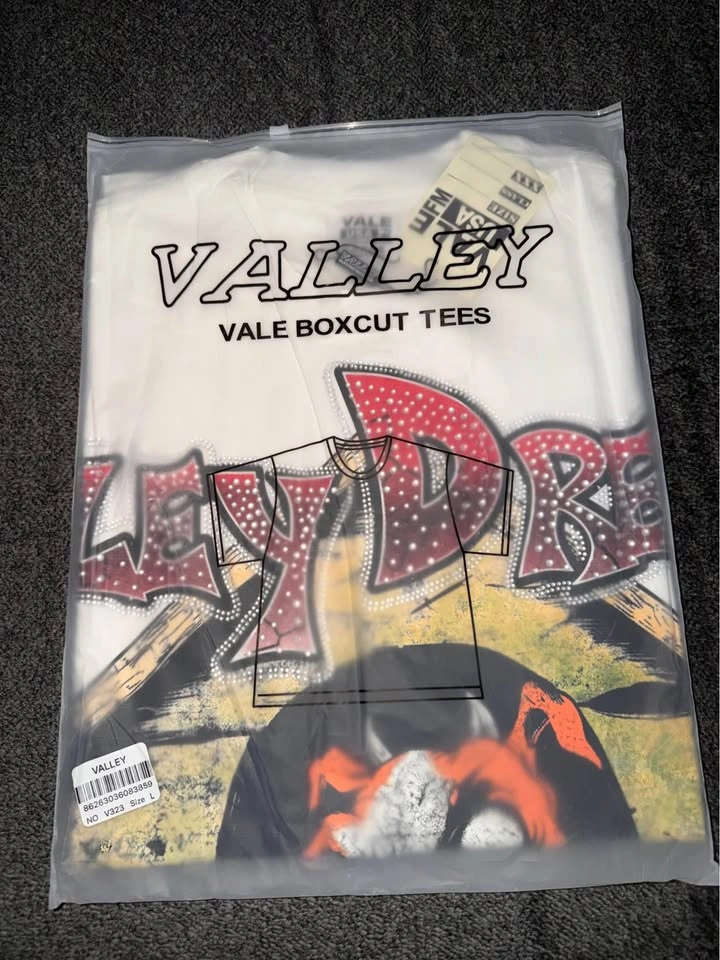 Valley Boxcut Tee Size L - Graphic Dog Print - photo 3