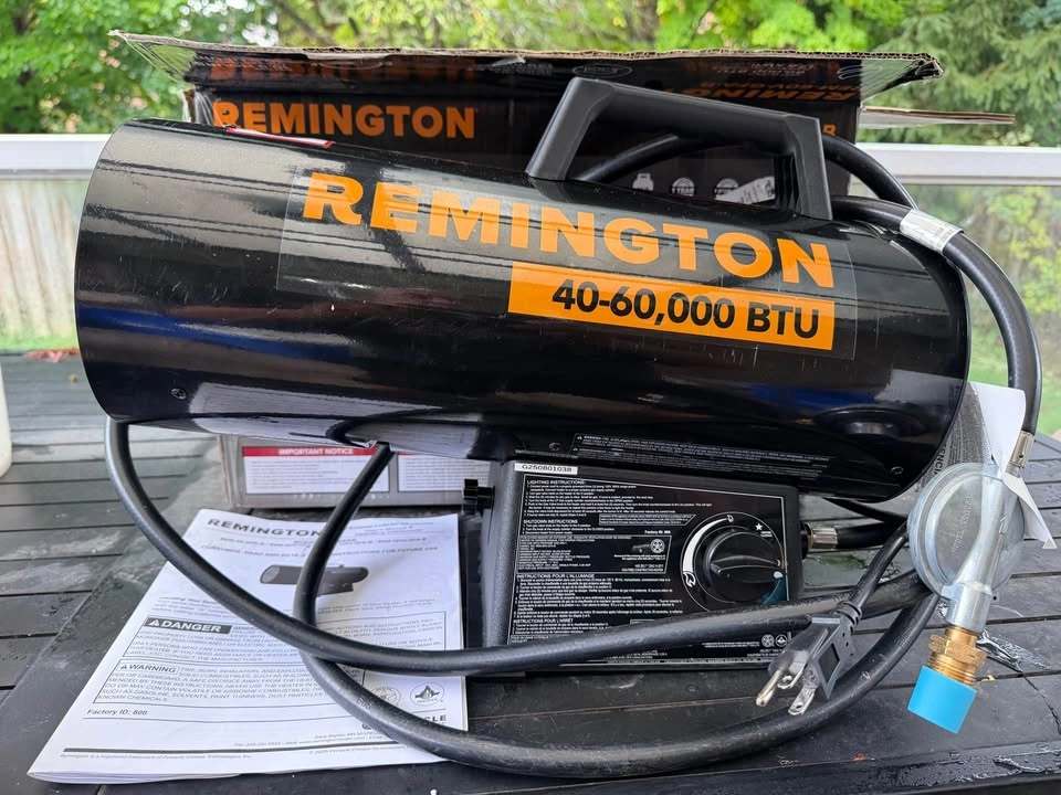 Remington Portable Propane Heater 40,000 to 60,000 BTU - photo 2
