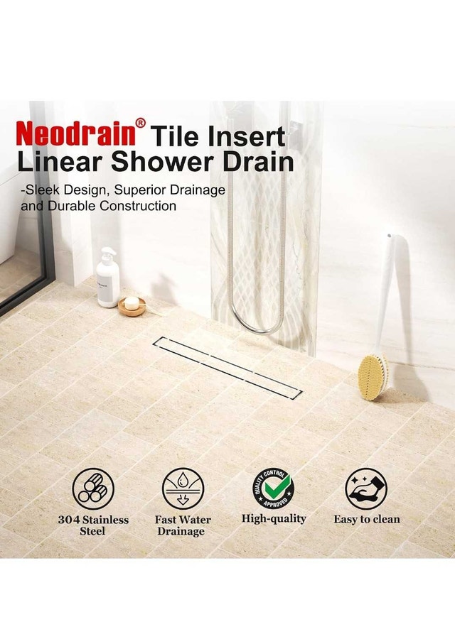 Neodrain 24 Inch Linear Shower Drain - photo 3