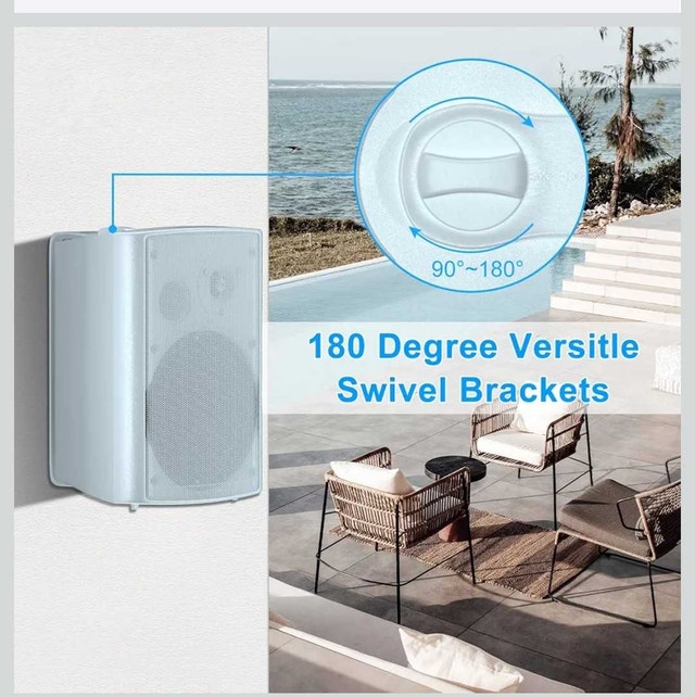 Herdio 6.5 Inch Outdoor Waterproof Speakers - photo 3