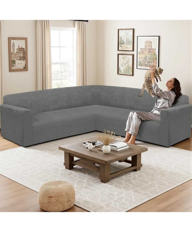 HDCAXKJ L-Shape Sectional Sofa Cover - photo 2