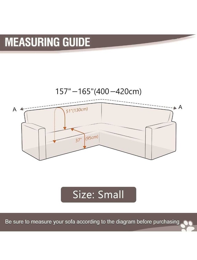HDCAXKJ L-Shape Sectional Sofa Cover - photo 3