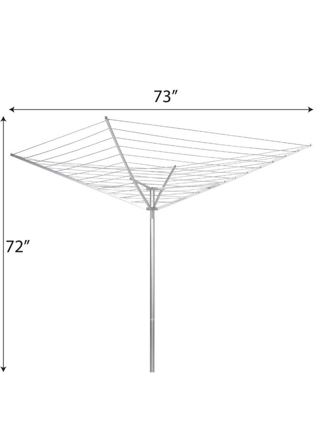 Household Essentials 1600 Rotary Outdoor Umbrella Drying Rack - photo 3