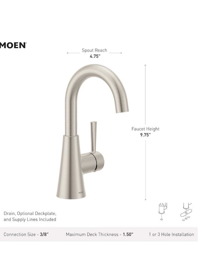 Moen 84021SRN Ronan Bathroom Faucet - photo 3