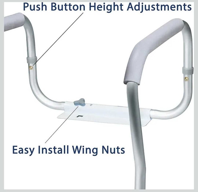 Carex Toilet Safety Frame - photo 3