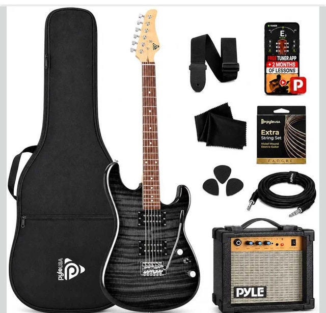 Pyle 39-inch Electric Guitar Starter Kit