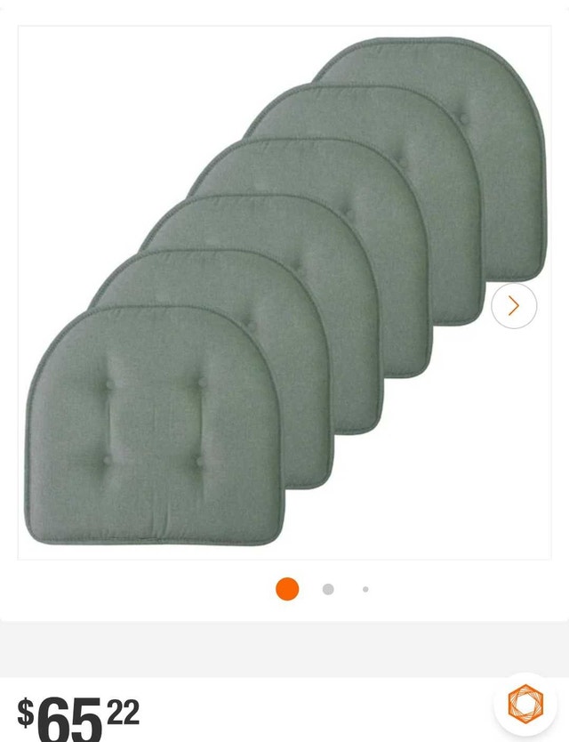 Solid U-Shape Memory Foam Chair Pads