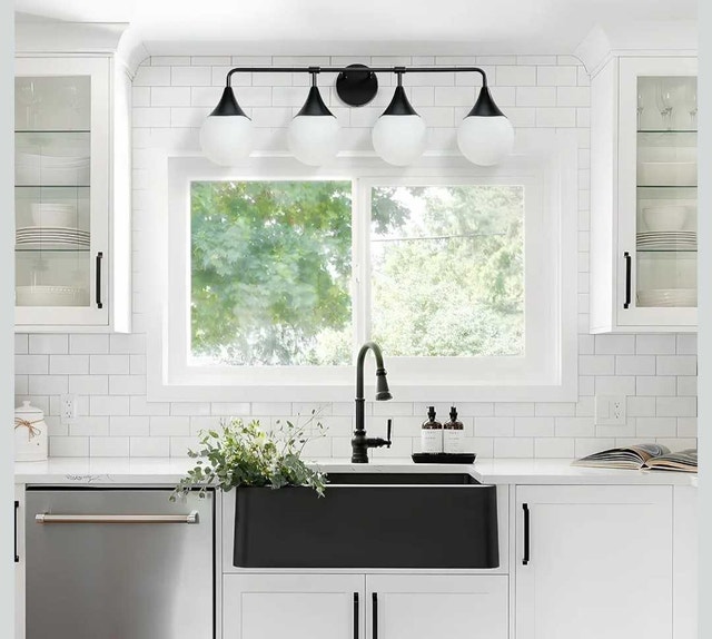 4-Light Mid Century Modern Vanity Fixture - photo 4