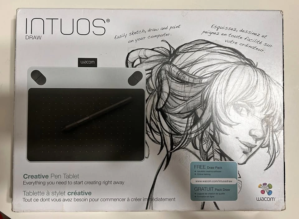 Wacom Intuos Draw Creative Pen Tablet (CTL-490)